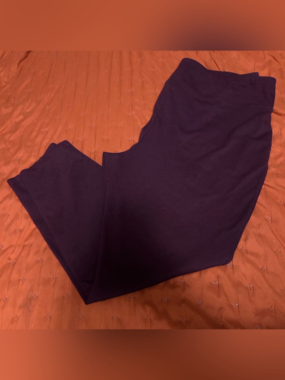 Purple dressy leggings XL